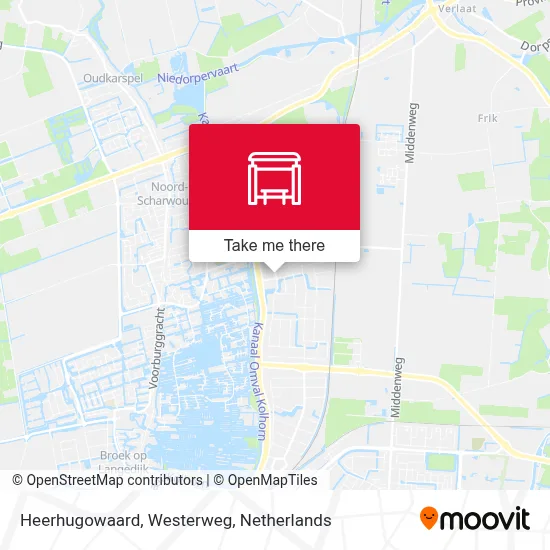 Heerhugowaard, Westerweg map