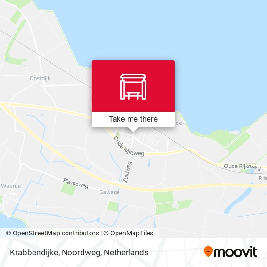 Krabbendijke, Noordweg map