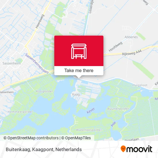 Buitenkaag, Kaagpont map