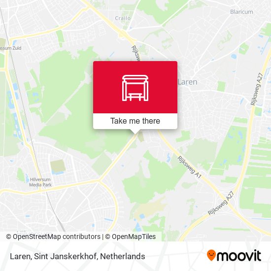 Laren, Sint Janskerkhof map