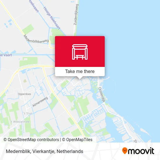 Medemblik, Vierkantje map