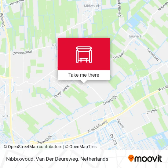Nibbixwoud, Van Der Deureweg map