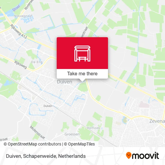 Duiven, Schapenweide map