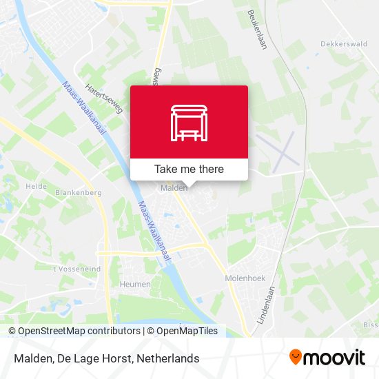 Malden, De Lage Horst map