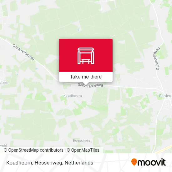 Koudhoorn, Hessenweg map