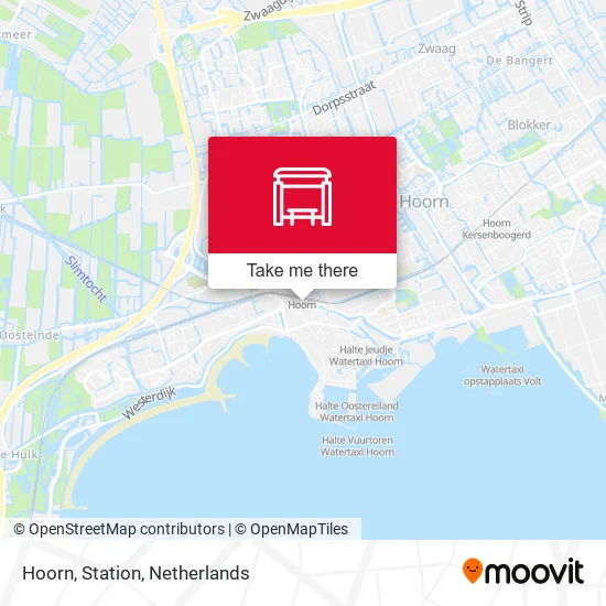 Hoorn, Station map