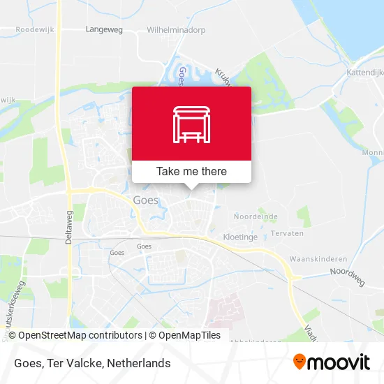 Goes, Ter Valcke map