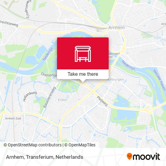 Arnhem, Transferium map