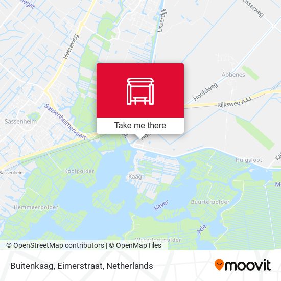 Buitenkaag, Eimerstraat map