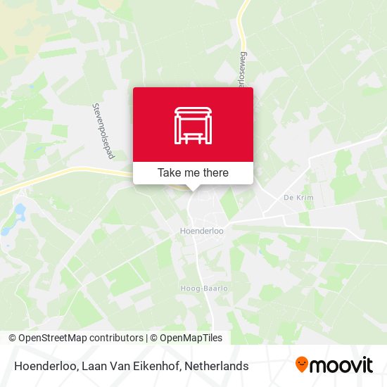 Hoenderloo, Laan Van Eikenhof map