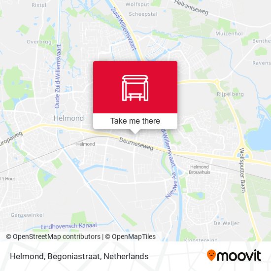 Helmond, Begoniastraat map