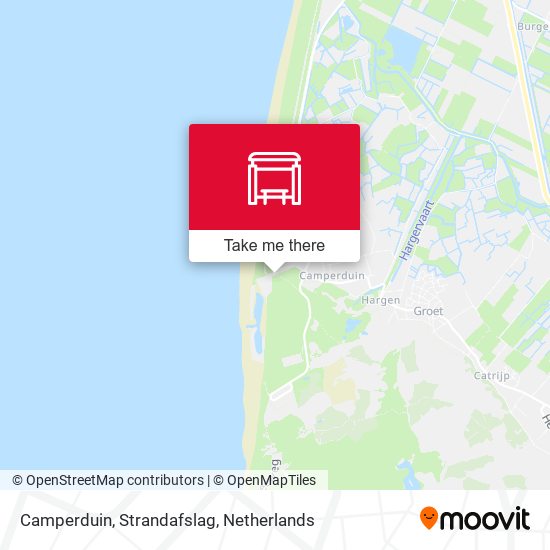 Camperduin, Strandafslag map