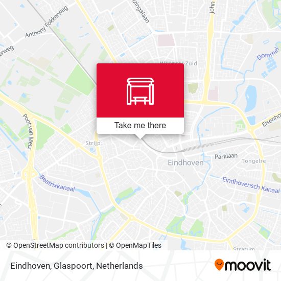 Eindhoven, Glaspoort map
