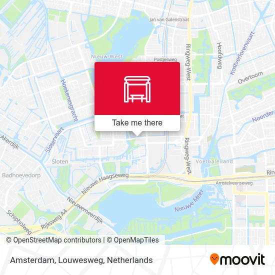 Amsterdam, Louwesweg map