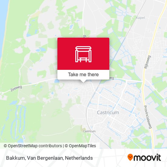 Bakkum, Van Bergenlaan map
