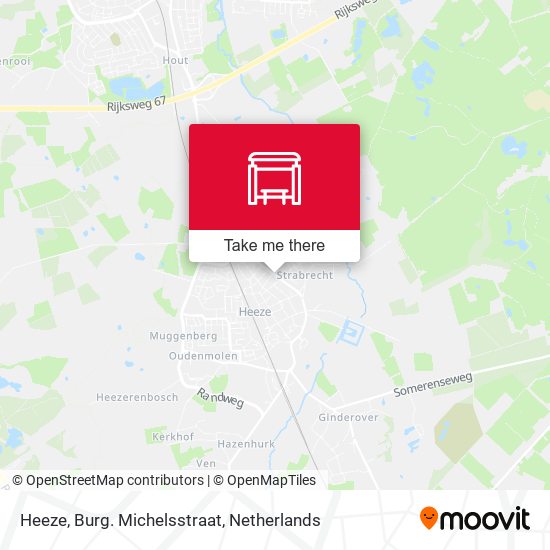 Heeze, Burg. Michelsstraat map