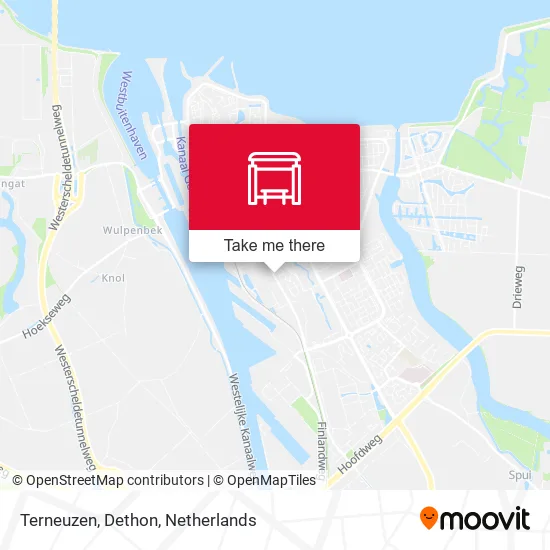 Terneuzen, Dethon map