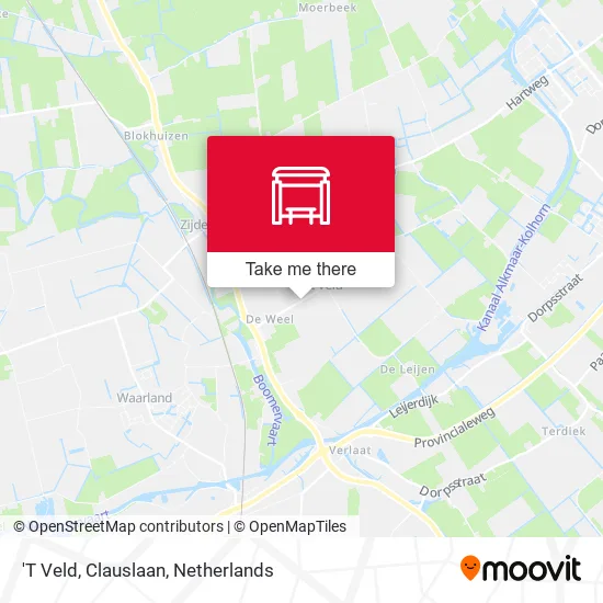 'T Veld, Clauslaan map