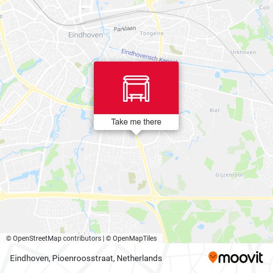 Eindhoven, Pioenroosstraat map