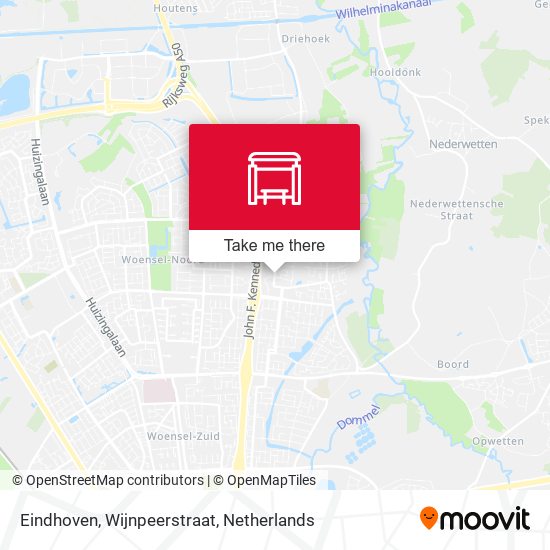 Eindhoven, Wijnpeerstraat map