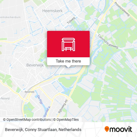 Beverwijk, Conny Stuartlaan map
