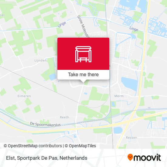 Elst, Sportpark De Pas map