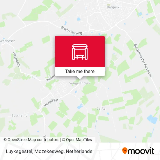 Luyksgestel, Mozekesweg map