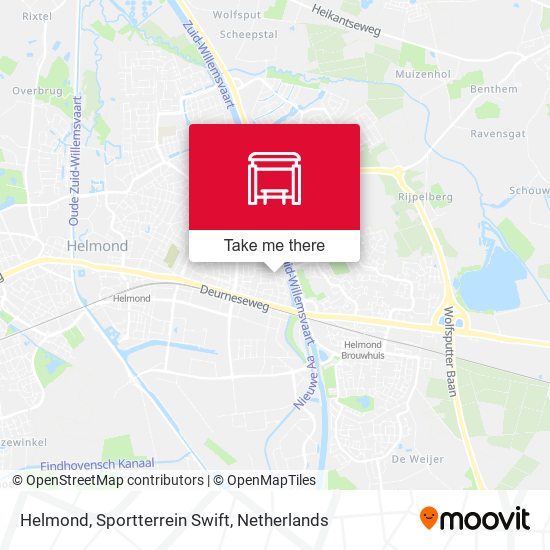 Helmond, Sportterrein Swift map