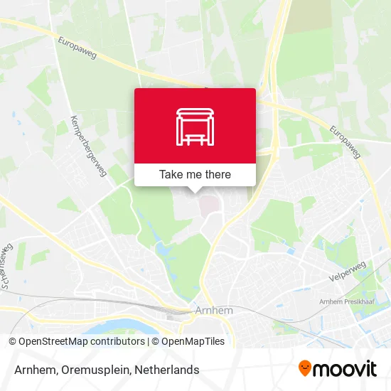 Arnhem, Oremusplein map