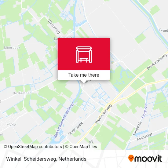 Winkel, Scheidersweg Karte