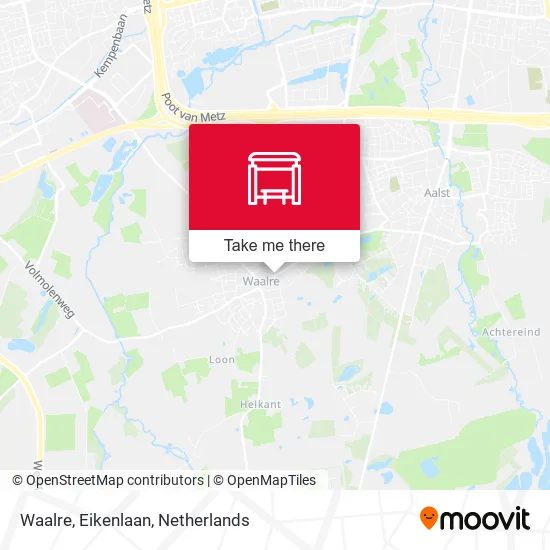 Waalre, Eikenlaan map