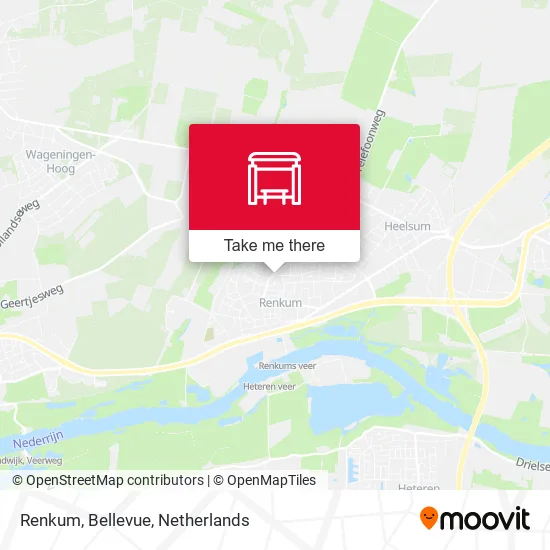 Renkum, Bellevue map