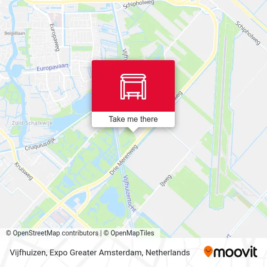 Vijfhuizen, Expo Greater Amsterdam Karte