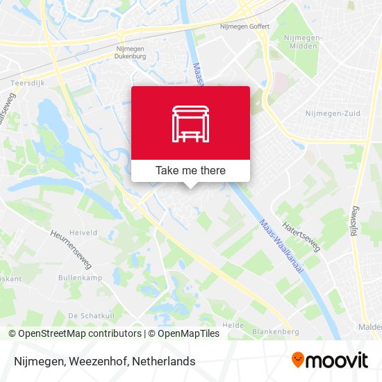 Nijmegen, Weezenhof map