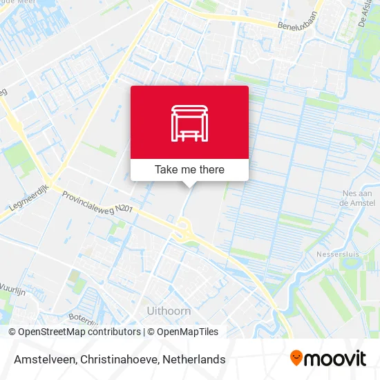 Amstelveen, Christinahoeve Karte