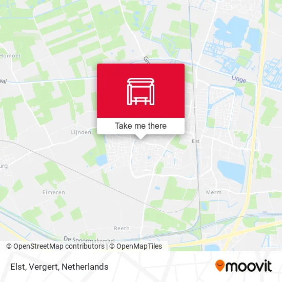 Elst, Vergert map