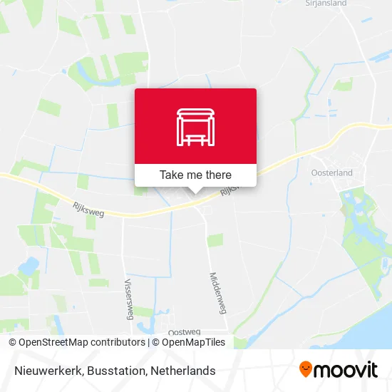 Nieuwerkerk, Busstation map