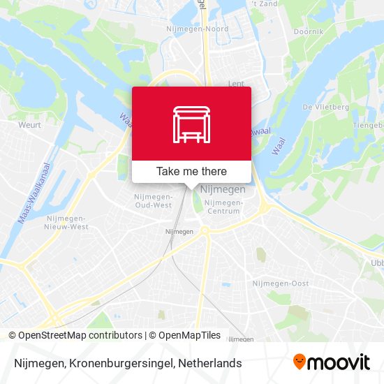 Nijmegen, Kronenburgersingel map