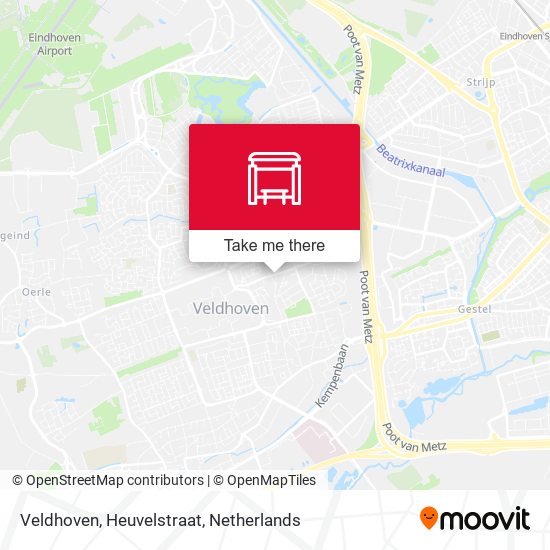 Veldhoven, Heuvelstraat map