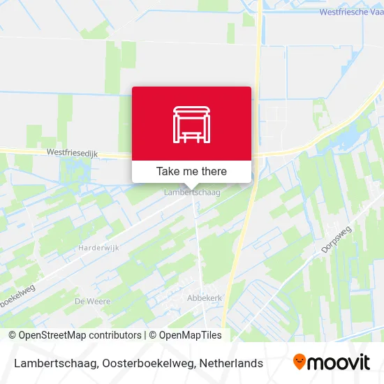 Lambertschaag, Oosterboekelweg map