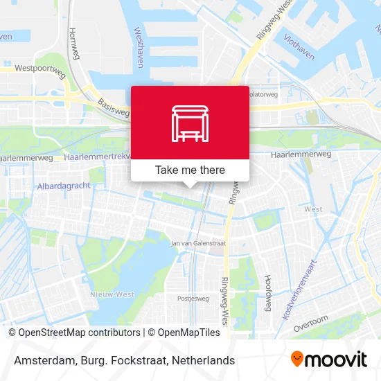 Amsterdam, Burg. Fockstraat map
