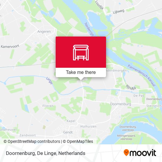 Doornenburg, De Linge map