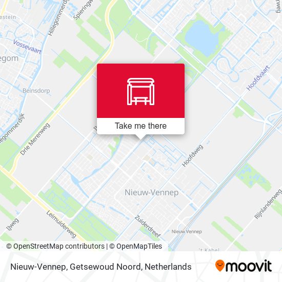 Nieuw-Vennep, Getsewoud Noord Karte