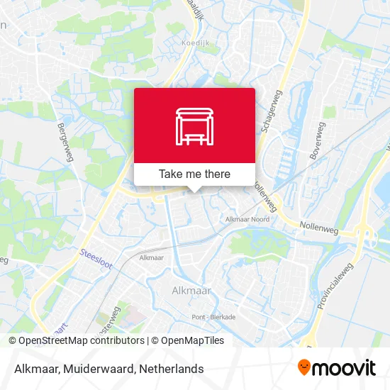 Alkmaar, Muiderwaard map