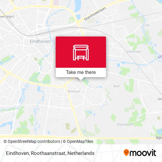 Eindhoven, Roothaanstraat map