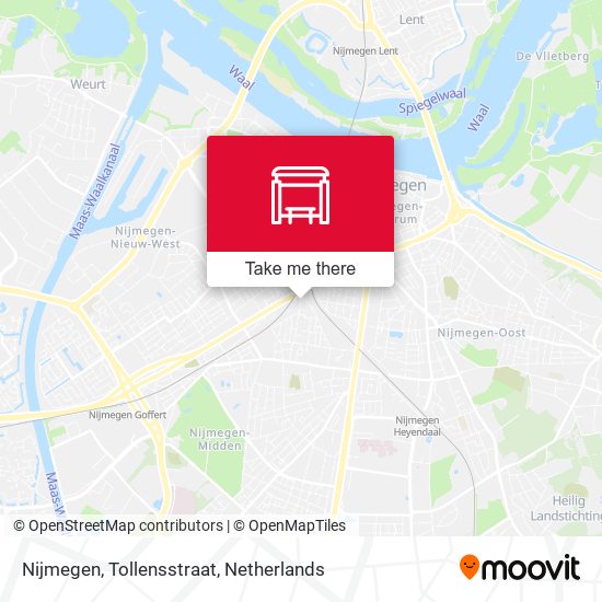 Nijmegen, Tollensstraat map