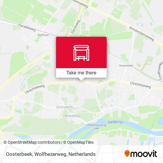 Oosterbeek, Wolfhezerweg map