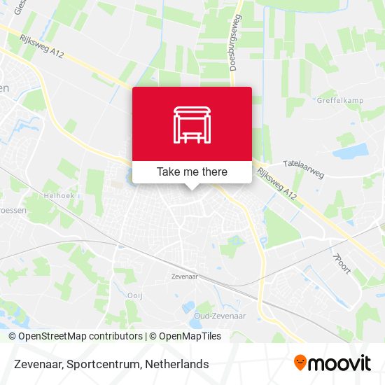 Zevenaar, Sportcentrum map