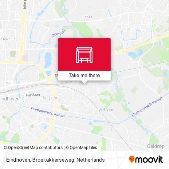 Eindhoven, Broekakkerseweg map