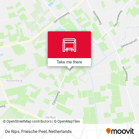 De Rips, Friesche Peel map